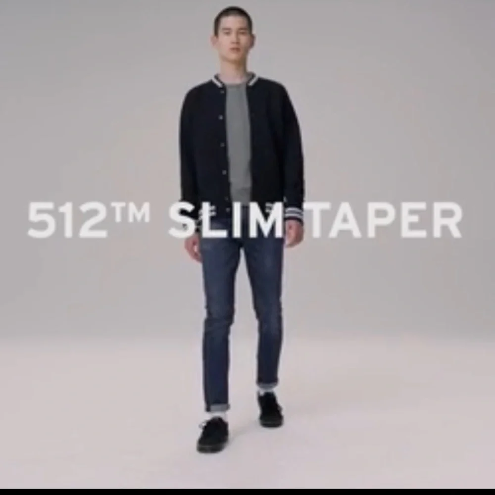 Levi's 512Slim Fit Tapered‎ Leg Stretch Cotton Jean
